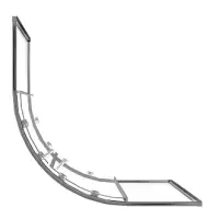 Ограждение душевое Good Door LITE R-100-C-GM