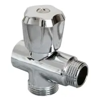 Вентиль трехпроходной FMM 1/2x1/2x3/4 гайка-штуцер-штуцер AQualink