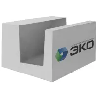 Газобетонный блок U-образный 200х250х600 мм D500 / B3.5 / F100 Эко 0,03 м3
