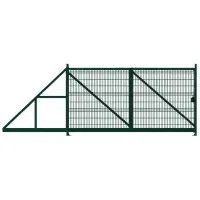 Ворота откатные Profi PE RAL 6005 2.03*6м, влево