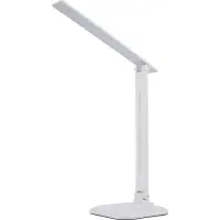 Лампа настольная Feron белая DE1725 30LED 10W 100-240V, диммированная*