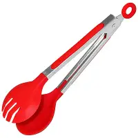 Щипцы кухонные MALLONY Tongs-03, нейлон + нерж.сталь, 17,5 см*