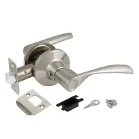 Ручка-защелка без фиксатора Ajax (Аякс) DK610 SN-PS (6010 SN-P) матовый никель