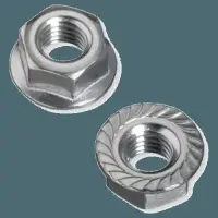 Гайка фланцевая М6 DIN 6923 оцинк (уп 16шт) SteelRex