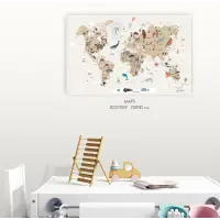 Картина интерьерная VS на холсте Maps 70*110 арт.8257059