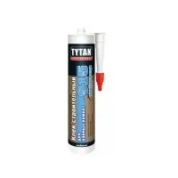 Клей строительный для ванных комнат №915 белый TYTAN Professional 440г (Т-ра перевозки не ниже +5град)