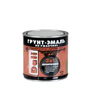 Грунт-эмаль по ржавчине с молотковым эффектом 3 в 1 DALI медная 0,75л