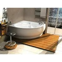 Ванна AQUATEK "Калипсо" 146х146 без гидромассажа (с фронт.экраном),с каркасом