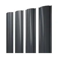 Штакетник металлический Grand Line Slim полукруглый 0.45 мм Принт Элит **, длина *пог.м
