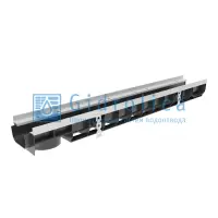 Лоток водоотводный GIDROLICA Super DN100 E600 пластиковый 1000*149*98 мм арт.0803
