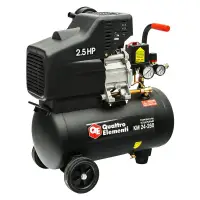 Компрессор поршневой масляный QUATTRO ELEMENTI KM 24-260 ( 260л/мин, 24л, 2,5 л.с, 8 бар, 25кг)