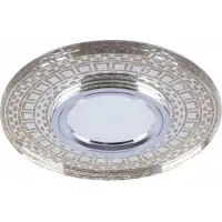 Светильник точечный Feron CD981 со светодиодной подсветкой 15LED*2835 SMD 4000K, MR16 12V 50W G5.3, прозрачный, золото