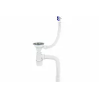 Сифон WIRQUIN "Элит" 3 1/2 для мойки с кв. переливом с г/т L800 мм. (30987084)