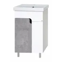 Комплект Misty: тумба Примула 60 с умывальником Cersanit "MODUO" Slim- 60см. узкая