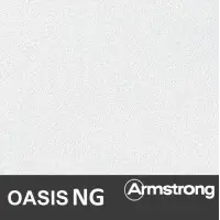Плита потолочная ARMSTRONG OASIS NG Board grit 0,2-0,5 600х600х12 огнестойкая (7,2 м2 20 шт/уп)