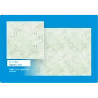 Потолочная плита Лагом экструзионная 3702 зеленая 50*50 (8 штук-2 кв.м)
