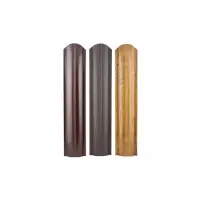Штакетник металлический Grand Line Slim полукруглый фигурный Принт Элит **, длина *пог.м