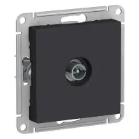 Механизм розетки телевизионной TV AtlasDesign коннектор карбон SE ATN001093 Systeme Electric