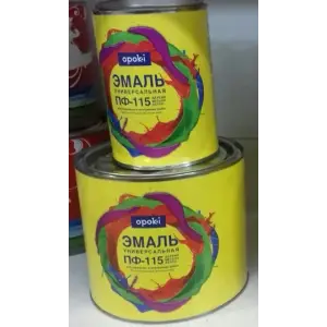 Эмаль ПФ-115 зеленая 1,8 кг OPOKI