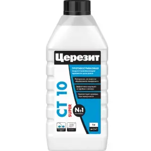 Пропитка для швов CERESIT CT 10 Super противогрибковая водоотталкивающая 1 л