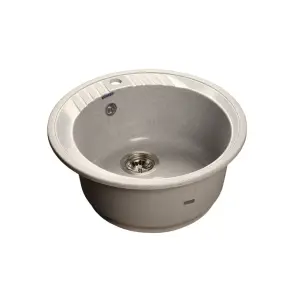 Мойка композитная GRANFEST Rondo d520 Серый круглая