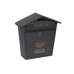 Ящик почтовый Форпост К-37002 Ш370*В390*Г110 цвет чёрный