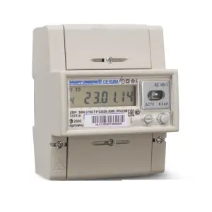 Счетчик СЕ 102М R5.1 145 А 1ф 5-60А 1 класс точн.; многотариф. EIA485 ЖКИ Моск. вр. Энергомера