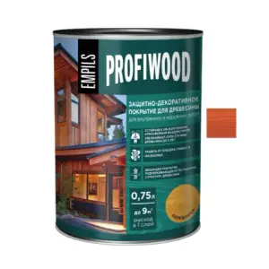 Защитно-декоративное покрытие для древесины EMPILS PROFIWOOD рябина 0,7 кг