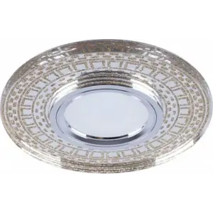 Светильник точечный Feron CD981 со светодиодной подсветкой 15LED*2835 SMD 4000K, MR16 12V 50W G5.3, прозрачный, золото