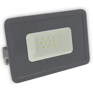 Прожектор светодиодный 10W 4000К 220V IP65 850Лм 104х92х24мм серый Китай СДО Фарлайт