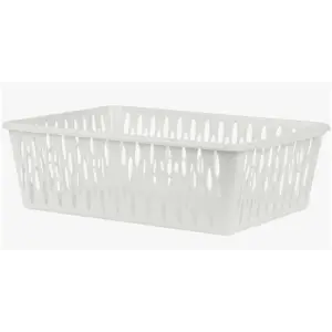 Корзинка для хранения Keeplex Light L 38х27,5х12см белое облако