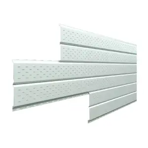 Софит МП Ecosteel Matt **, L брус-XL перфорираванный, толщина 0.5 мм, размер 0,36*м2
