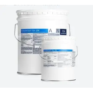 Комплект АЛЬФАПОЛ ПУ-2M в цвете RAL7024 23,8 кг