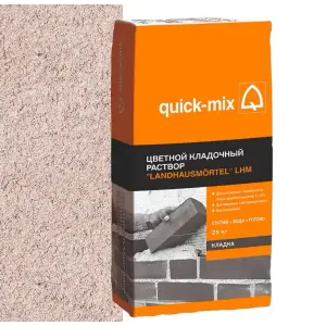 Смесь кладочная Leichtmauermortel LHM бежево-белая 25 кг