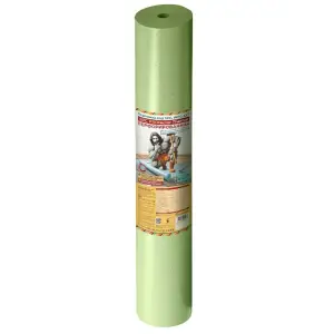 Подложка SPC PROtector Termo 1мм размер 1.1*15м (16,5м2) перфорированная для водяных и кабельных теплых полов LVT, SPC, WPC, зеленая
