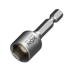 Бита для кровельных саморезов магнитная 7х48мм Nox, ПВХ 1 штука