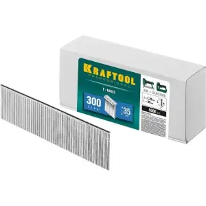 Гвозди Kraftool тип 300 (47/J/ F), 35 мм, калибр 18GA, 5000 шт