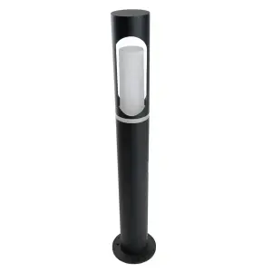 Фонарь для наружного освещения Feron DH1105 15W, 230V без лампы, GU10, 60*60*500мм, черный (столб)