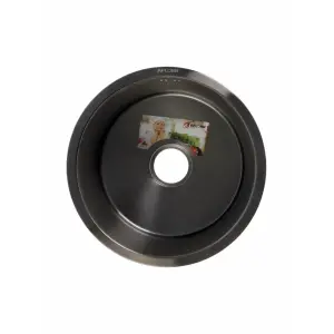Мойка нержавеющая AFLORN врезная КРУГЛАЯ d45 (3.0х220) выпуск 3 1/2 с сифоном