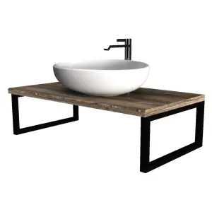 Столешница 1МАРКА GRUNGE LOFT 80 Дуб Намибия