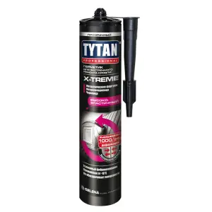 Герметик для экстренного ремонта кровли прозрачный TYTAN Professional X-treme 310 мл
