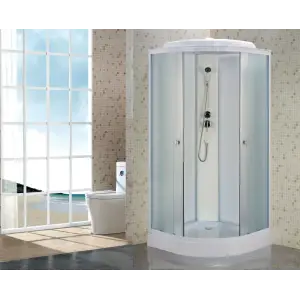 Кабина душевая NIAGARA 900х900х2150, низкий поддон стекло МАТОВОЕ, арт. NG-5301-14/P90/13/MT