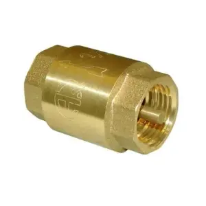 Клапан обратный с латунным сердечником FF 1/2 AQUALINK 200/20