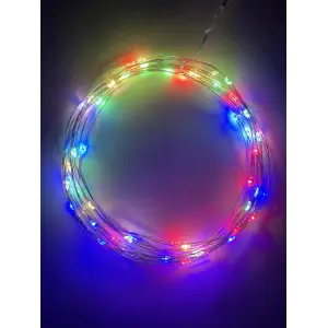 Гирлянда LED мультиколор Нить, 5,0м , ENIN -5NM ЭРА