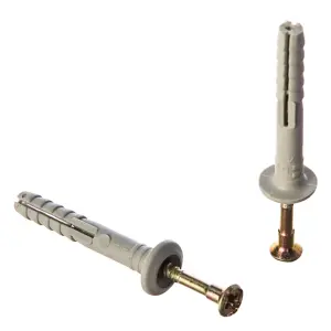 Дюбель-гвоздь 6x40 с бортом (уп 18 шт) SteelRex