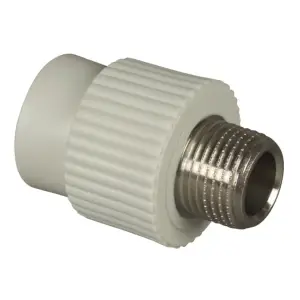 Муфта комбинированная PPR 32x1/2" с наружной резьбой Россия