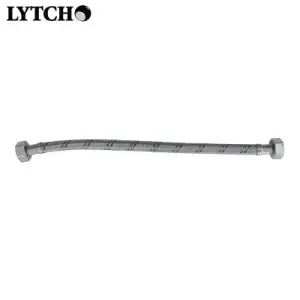 Подводка гибкая для воды 1/2" вн-вн 100 см, стальная оплетка (Lytcho)