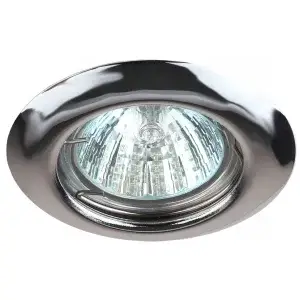 Светильник точечный ЭРА ST3 CH штампованный MR16,12V, 50W хром (1/100)