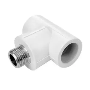 Тройник комбинированный PPR 32x1/2" с наружней резьбой Россия