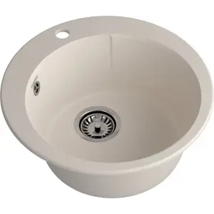 Мойка композитная GRANFEST URBAN 649 D-490мм, белый